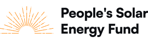 PSEF People's Solar Energy Fund community owned solar logo